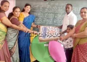 ಖಾಸಗಿ ಸಂಸ್ಥೆಯಿಂದ ಜಿಲ್ಲೆಯ ಆರು ಸರ್ಕಾರಿ ಶಾಲೆಗಳಿಗೆ ಟೇಬಲ್, ನಲಿ-ಕಲಿ ಪರಿಕರ ವಿತರಣೆ
