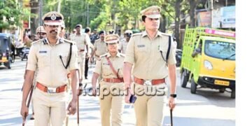 ಶಿವಮೊಗ್ಗ-ತೀರ್ಥಹಳ್ಳಿಯಲ್ಲಿ ಸಿಆರ್’ಪಿಎಫ್ ರೂಟ್ ಮಾರ್ಚ್