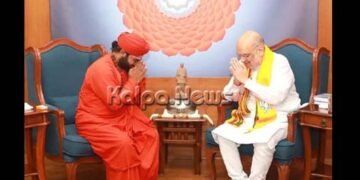 ಹರಿಹರದ ವೀರಶೈವ ಪಂಚಮಸಾಲಿ ಪೀಠಕ್ಕೆ ಆಧ್ಯಾತ್ಮಿಕ ಜಿಜ್ಞಾಸು ಅಮಿತ್ ಶಾ ಭೇಟಿ