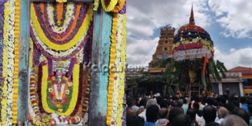 ಸೊರಬದ ಪುರದೈವ ಶ್ರೀ ರಂಗನಾಥ ಸ್ವಾಮಿ ವಿಜೃಂಭಣೆಯ ಬ್ರಹ್ಮರಥೋತ್ಸವ ಸಂಪನ್ನ