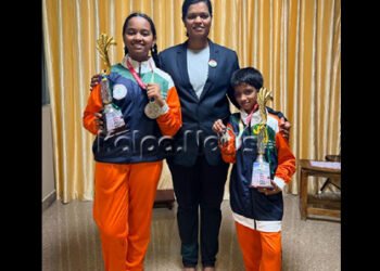 ಅಂತಾರಾಷ್ಟ್ರೀಯ ಯೋಗ ಸ್ಪರ್ಧೆಯಲ್ಲಿ ರಾಘ್ನಿ, ವಿವಾನ್ಗೆ ಬೆಳ್ಳಿ ಪದಕ