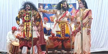 ಸೊರಬದ ಮಂದಿಯನ್ನು ಮಂತ್ರಮುಗ್ದಗೊಳಿಸಿದ ಭಸ್ಮಾಸುರ ಮೋಹಿನಿ ಯಕ್ಷಗಾನ