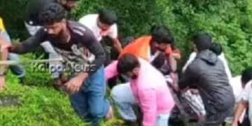 ತೀರ್ಥಹಳ್ಳಿ ಘಾಟಿಯಲ್ಲಿ ಬಿದ್ದ ಮಹಮದ್ ಪಾಷಾ: ರಕ್ಷಿಸಿದ ಹಿಂದೂ ಕಾರ್ಯಕರ್ತರು