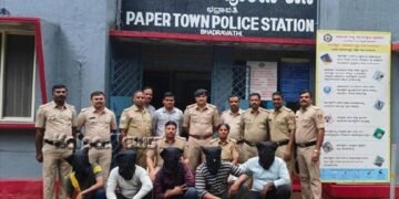 ಭದ್ರಾವತಿ ಮುಜಾಹಿದ್ ಕೊಲೆ ಪ್ರಕರಣ: ಐವರು ಆರೋಪಿಗಳ ಹೆಡೆಮುರಿ ಕಟ್ಟಿದ ಪೊಲೀಸರು