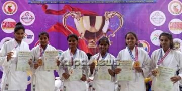 ಅಂತಾರಾಷ್ಟ್ರೀಯ ಕರಾಟೆ ಪಂದ್ಯಾವಳಿ: ಸೊರಬ ಅಮರಜ್ಯೋತಿ ಕಾಲೇಜು ವಿದ್ಯಾರ್ಥಿಗಳಿಗೆ ಪ್ರಶಸ್ತಿ