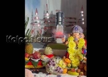 ಗಣೇಶೋತ್ಸವದಲ್ಲಿನ ಚಂದ್ರಯಾನ-3ರ ಜರ್ನಿಯ ಅದ್ಬುತ ಮಾದರಿಗೆ ಜನರು ಫಿದಾ