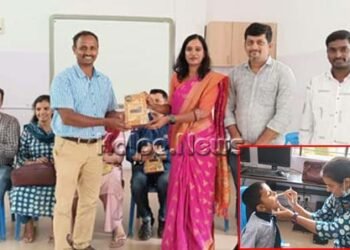 ಜೈನ್ ಪಬ್ಲಿಕ್ ಶಾಲೆಯಲ್ಲಿ ವಿದ್ಯಾರ್ಥಿಗಳಿಗೆ ದಂತ ತಪಾಸಣೆ ಶಿಬಿರ