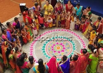 ಜೈನ್ ಪಬ್ಲಿಕ್ ಶಾಲೆಯಲ್ಲಿ ಜನ್ಮಾಷ್ಟಮಿ ಸಂಭ್ರಮ: ರಾಧ ಕೃಷ್ಣರಾಗಿ ಕಂಗೊಳಿಸಿದ ಚಿಣ್ಣರು