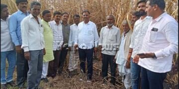 ಕಬ್ಬು ಬೆಳೆ ಬೆಂಕಿಗಾಹುತಿ ಹಿನ್ನೆಲೆ: ತಕ್ಷಣ ಪರಿಹಾರ ನೀಡುವಂತೆ ಶಾಸಕ ಶೈಲೇಂದ್ರ ಬೆಲ್ದಾಳೆ ಆಗ್ರಹ