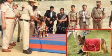 10 ವರ್ಷ, 35 ಪ್ರಕರಣ, 9 ಆರೋಪಿಗಳ ಪತ್ತೆ ಮಾಡಿದ ಪೊಲೀಸ್ ಶ್ವಾನಕ್ಕೆ ಆತ್ಮೀಯ ಬೀಳ್ಕೊಡುಗೆ