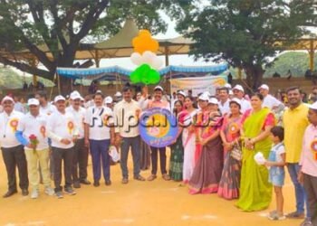 ನೆಹರು ಕ್ರೀಡಾಂಗಣದಲ್ಲಿ ರಂಗೇರಿದ ಚಿಣ್ಣರ ಕಲರವ | ಮಕ್ಕಳ ದಸರಾ ಕ್ರೀಡಾಕೂಟಕ್ಕೆ ಚಾಲನೆ