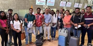 ಇಸ್ರೇಲ್‌ನಿಂದ ತಾಯ್ನಾಡಿಗೆ ಮರಳಿದ 212 ಮಂದಿ ಭಾರತೀಯರು