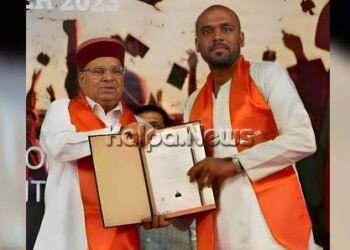 ನಿತಿನ್ ಅವರಿಗೆ ಬೆಂಗಳೂರಿನ ರೇವಾ ವಿವಿ ಪಿಹೆಚ್‌ಡಿ ಪದವಿ ಪ್ರದಾನ