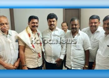 ನೂತನ ಅಧ್ಯಕ್ಷರಾಗಿ ಆಯ್ಕೆಯಾದ ಇಂದುಧರ್, ಕೆಂಪಳ್ಳಿ ಗಂಗಣ್ಣರಿಗೆ ಸಂಸದ ರಾಘವೇಂದ್ರ ಅಭಿನಂದನೆ