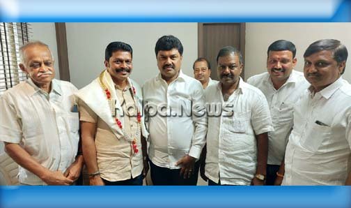 ನೂತನ ಅಧ್ಯಕ್ಷರಾಗಿ ಆಯ್ಕೆಯಾದ ಇಂದುಧರ್, ಕೆಂಪಳ್ಳಿ ಗಂಗಣ್ಣರಿಗೆ ಸಂಸದ ರಾಘವೇಂದ್ರ ಅಭಿನಂದನೆ