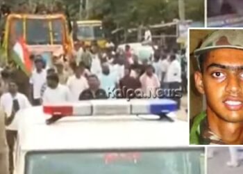 ಕ್ಯಾ.ಪ್ರಾಂಜಲ್ ಅಂತಿಮ ಯಾತ್ರೆ ಆರಂಭ | ದಾರಿಯುದ್ದಕ್ಕೂ ಕಂಬನಿ ಮಿಡಿಯುತ್ತಿರುವ ಸಾವಿರಾರು ಮಂದಿ