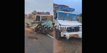 ಟೆಂಪೋ-ಕಾರು ಅಪಘಾತ: ಓರ್ವನಿಗೆ ಗಂಭೀರ ಗಾಯ