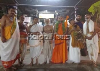 ಭದ್ರಾವತಿ ಶ್ರೀ ಲಕ್ಷ್ಮೀನರಸಿಂಹ ಸ್ವಾಮಿ ದೇವಸ್ಥಾನಕ್ಕೆ ಪುತ್ತಿಗೆ ಮಠದ ಶ್ರೀ ಭೇಟಿ