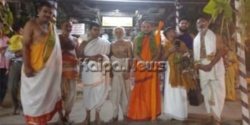 ಭದ್ರಾವತಿ ಶ್ರೀ ಲಕ್ಷ್ಮೀನರಸಿಂಹ ಸ್ವಾಮಿ ದೇವಸ್ಥಾನಕ್ಕೆ ಪುತ್ತಿಗೆ ಮಠದ ಶ್ರೀ ಭೇಟಿ