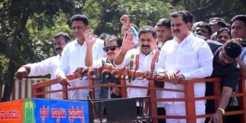 Congress Nominee Puttanna Submits Nomination Papers for Bangalore Teachers Constituency By-Elections