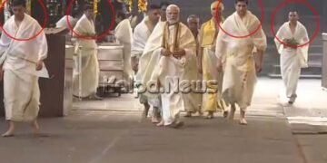 ಮೋದಿಯವರ ಎಸ್’ಪಿಜಿ ಕಮಾಂಡೋ ಸಮವಸ್ತ್ರ ಬದಲು ಪಂಚೆ, ಶಲ್ಯ ಧರಿಸಿದ್ದು ಯಾಕೆ?