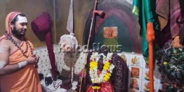 ಅಲೆಮಾರಿ ಸಮುದಾಯದ ದೇವಾಲಯಕ್ಕೆ ಚಿಂತಾಮಣಿ ಸ್ವಾಮಿಗಳ ಭೇಟಿ