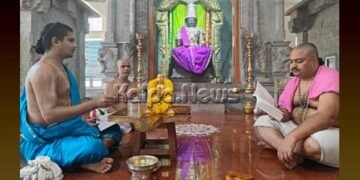 ಮೈಸೂರು ನಗರದಲ್ಲಿ ಮಧ್ವ ನವಮಿ ಉತ್ಸವ ಸಂಭ್ರಮ | ಮಧ್ವಾಚಾರ್ಯರ ಪ್ರತಿಮೆಗೆ ಅಭಿಷೇಕ