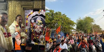 ಬಿಜೆಪಿ ರಾಜ್ಯಾಧ್ಯಕ್ಷ ವಿಜಯೇಂದ್ರ ಕ್ಷೇತ್ರದಲ್ಲಿ ಈಶ್ವರಪ್ಪ ಶಕ್ತಿ ಪ್ರದರ್ಶನ