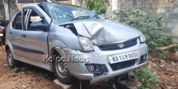 ರಿಪ್ಪನ್’ಪೇಟೆ | ಡಿವೈಡರ್’ಗೆ ಕಾರು ಡಿಕ್ಕಿ | ಓರ್ವನಿಗೆ ಗಾಯ | ಸೂಚನಾ ಫಲಕವಿಲ್ಲದ್ದೇ ಕಾರಣ?