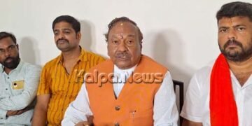 ಮೋಸ ಮಾಡಿಲ್ಲ ಎಂದು ರಾಘವೇಂದ್ರ ಅಯೋಧ್ಯೆಯಲ್ಲಿ ಗಂಟೆ ಹೊಡೆಯಲಿ: ಈಶ್ವರಪ್ಪ ಸವಾಲ್