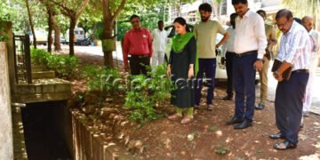 ಮಳೆಗಾಲದ ಮುಂಜಾಗ್ರತೆ | ವಿವಿಧೆಡೆ ಡಿಸಿ ದಿವ್ಯಾಪ್ರಭು ಭೇಟಿ, ಪರಿಶೀಲನೆ | ಕ್ಷಿಪ್ರಪಡೆ ರಚಿಸಲು ಸೂಚನೆ