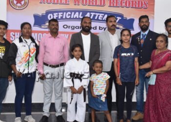 ಶಿವಮೊಗ್ಗ | ಭದ್ರಾವತಿಯ 5 ವರ್ಷದ ವಿದ್ಯಾರ್ಥಿನಿ ನಿರ್ಮಿಸಿದ ನೂತನ ದಾಖಲೆ ನೋಡಿ