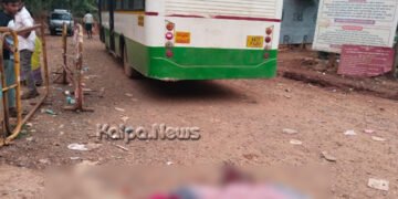 ಸಾಗರ | ಕೆಎಸ್’ಆರ್’ಟಿಸಿ ಬಸ್ ಬಸ್’ಗೆ ಸಿಲುಕಿ ಮಹಿಳೆ ದಾರುಣ ಸಾವು