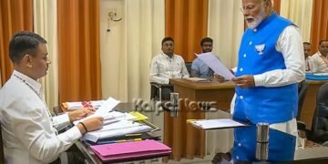 ವಾರಣಾಸಿ | ನರೇಂದ್ರ ಮೋದಿ ನಾಮಪತ್ರ ಸಲ್ಲಿಕೆ | ಹ್ಯಾಟ್ರಿಕ್ ಗೆಲುವಿನ ನಿರೀಕ್ಷೆಯಲ್ಲಿ ಪ್ರಧಾನಿ