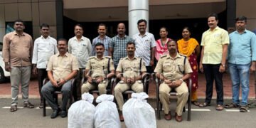 ಬಳ್ಳಾರಿ ಪೊಲೀಸರ ಭರ್ಜರಿ ಬೇಟೆ | 19 ಲಕ್ಷ ರೂ. ಮೌಲ್ಯದ ಗಾಂಜಾ ವಶ | ವಾಹೀದ್, ಚಾಂದ್ಪಾಷಾ ಬಂಧನ