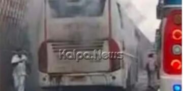 ಉಪ್ಪಿನಂಗಡಿ | ಐರಾವತ ಬಸ್’ನಲ್ಲಿ ಅಗ್ನಿ ಆಕಸ್ಮಿಕ | ಬೆಂಕಿ ನಂದಿಸಲು ನೆರವಾಗಿದ್ದು ಯಾವ ನೀರು ನೋಡಿ