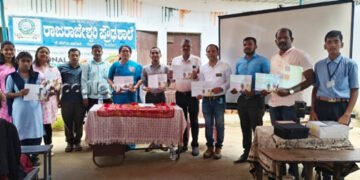 ಶಿವಮೊಗ್ಗ | ರಾಜೇಶ್ವರಿ ಪ್ರೌಢಶಾಲೆ ಮಕ್ಕಳಿಗೆ ಸರ್ಜಿ ಆಸ್ಪತ್ರೆಯಿಂದ ಪೋಷಕಾಂಶಯುಕ್ತ ಮಾತ್ರೆ ವಿತರಣೆ