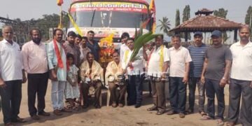 ಬಸ್ ನಿರ್ವಾಹಕರಿಂದ ವಿಶಿಷ್ಟ ರೀತಿಯಲ್ಲಿ ಕನ್ನಡಾಂಬೆಯ ಸೇವೆ ಶ್ಲಾಘನೀಯ: ಚಿದಾನಂದಗೌಡ