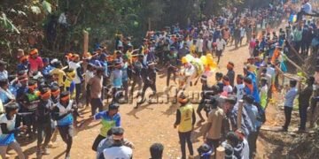 ಸೊರಬ | ಹಿಡಿರಿ ಹೋರಿ, ಹರಿ ಕೊಬ್ಬರಿ, ಹೊಡಿರಿ ಕೇಕೆ.. ಹೇಗಿತ್ತು ನೋಡಿ ಹೋರಿ ಬೆದರಿಸುವ ಹಬ್ಬ