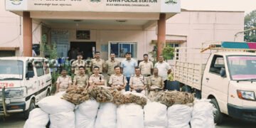 ಚಿಕ್ಕಮಗಳೂರು ಪೊಲೀಸರ ಕಾರ್ಯಾಚರಣೆ | ಬೃಹತ್ ಪ್ರಮಾಣದ ಕಾಪರ್ ಸ್ಕ್ರಾಪ್ ಕಳ್ಳರ ಬಂಧನ