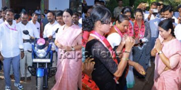 ಸಚಿವರಿಗೆ ದೃಷ್ಟಿ ತೆಗೆದ ಮಂಗಳಮುಖಿಯರು | ಹೊಸ ಬೈಕ್ ತೋರಿಸಿದ ಫಲಾನುಭವಿ