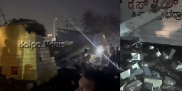 ಭದ್ರಾವತಿ | ರೈಸ್ ಮಿಲ್ ಬಾಯ್ಲರ್ ಬಾಯ್ಲರ್ ಬ್ಲಾಸ್ಟ್ | ಕುಸಿದ ಕಟ್ಟಡ | ಹಲವರಿಗೆ ಗಂಭೀರ ಗಾಯ