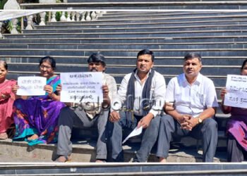 ಸರ್ಕಾರಿ ಗೋಮಾಳ ಜಾಗದಲ್ಲಿ ಅಕ್ರಮವಾಗಿ ಸಮುದಾಯ ಭವನ ನಿರ್ಮಾಣ | ಕ್ರಮಕ್ಕೆ ಆಗ್ರಹ