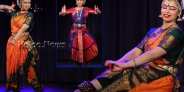 ಬೆಂಗಳೂರು | ಕಣ್ಮನ ತಣಿಸಿದ ನೃತ್ಯ ಪ್ರದರ್ಶನ, ಭರತನಾಟ್ಯ ರಂಗ ಪ್ರವೇಶ