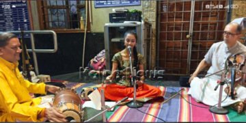 ಬೆಂಗಳೂರು | ಶ್ರೀನಿವಾಸನ ಸನ್ನಿಧಿಯಲ್ಲಿ ಅಹಿಕಾ ಗಾಯನ ಸೇವೆ ಸಂಪನ್ನ