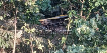 ಹೊಸನಗರ | 60 ಅಡಿ ಪ್ರಪಾತಕ್ಕೆ ಉರುಳಿದ ಬಸ್ | ಘಟನೆ ಹೇಗಾಯ್ತು? ಪ್ರಯಾಣಿಕರು ಹೇಗಿದ್ದಾರೆ?