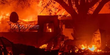 ಲಾಸ್ ಏಂಜಲೀಸ್ | ಭೀಕರ ಕಾಡ್ಗಿಚ್ಚಿಗೆ 15 ಸಾವಿರ ಎಕರೆ ಅರಣ್ಯ ಭಸ್ಮ | 5 ಮಂದಿ ಸಜೀವ ದಹನ