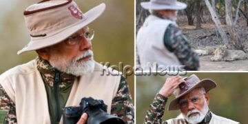 ಗಿರ್ ವನ್ಯಜೀವಿ ಅಭಯಾರಣ್ಯದಲ್ಲಿ ಪ್ರಧಾನಿ ಮೋದಿ ರೋಮಾಂಚಕ ಸಫಾರಿ