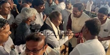 ಬಿಎಸ್ವೈ ಮೊಮ್ಮಗನ ವಿವಾಹ ಆರತಕ್ಷತೆ: ಈಶ್ವರಪ್ಪ ಭೇಟಿ, ಶುಭ ಹಾರೈಕೆ