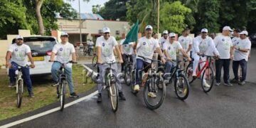 Cycle Rally Organized by South Western Railway, Mysuru Division on World Bicycle Day